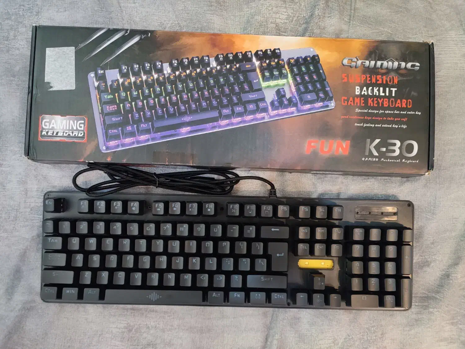 کیبورد گیمینگ k-30|قطعات و لوازم جانبی رایانه|تهران, پاسداران|دیوار