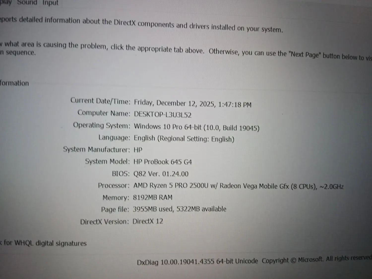 لب تاپ استوکhp proBook645 G4|رایانه همراه|قروه, |دیوار