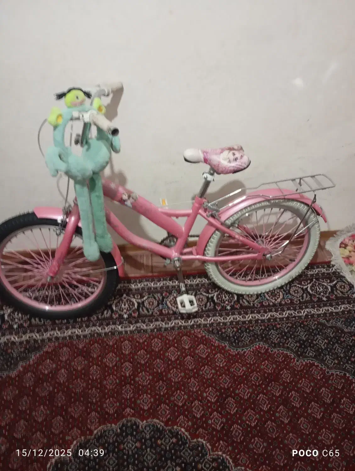 دوچرخه صورتی دخترونه|دوچرخه، اسکیت، اسکوتر|پارس‌آباد, |دیوار