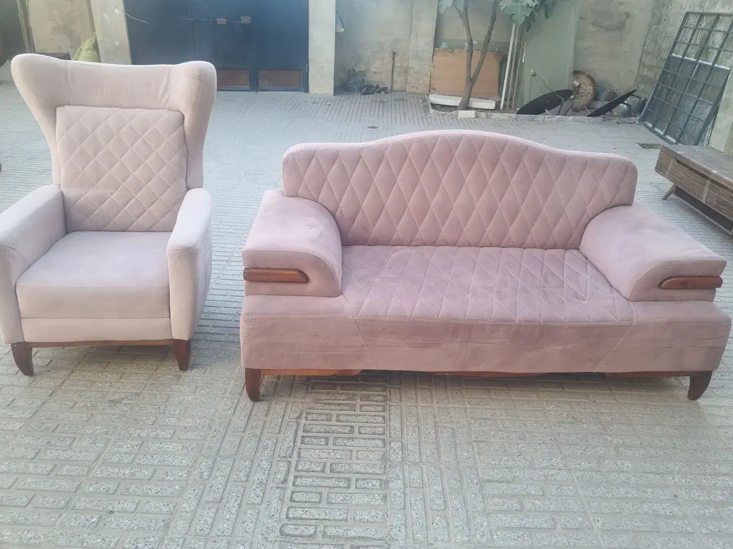 فروش مبل ۷ نفره|مبلمان خانگی و میز عسلی|ایوان, |دیوار