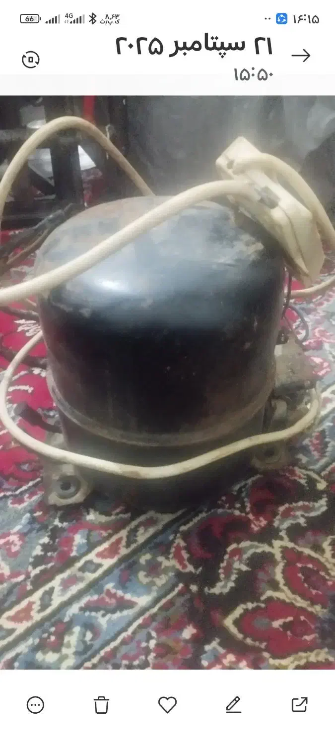 کمپرسور یخچال سالم به فروش می‌رسد|یخچال و فریزر|اهواز, معین زاده|دیوار