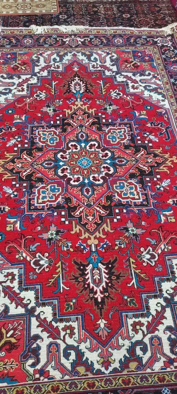 دوجفت فرش(4عدد) هریس نقشه تاجری علا|فرش|ورزقان, |دیوار