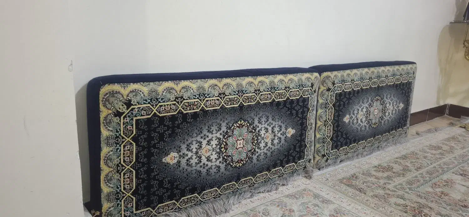 یه جفت پشتی سرمه ای 1200شونه|پشتی|نسیمشهر, |دیوار