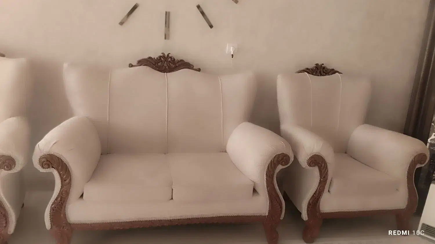 مبل سلطنتی به همراه جلو مبلی|مبلمان خانگی و میز عسلی|بیرجند, |دیوار