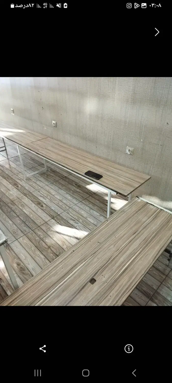 میز و نیمکت فلزی|میز و صندلی غذاخوری|مشگین شهر, |دیوار