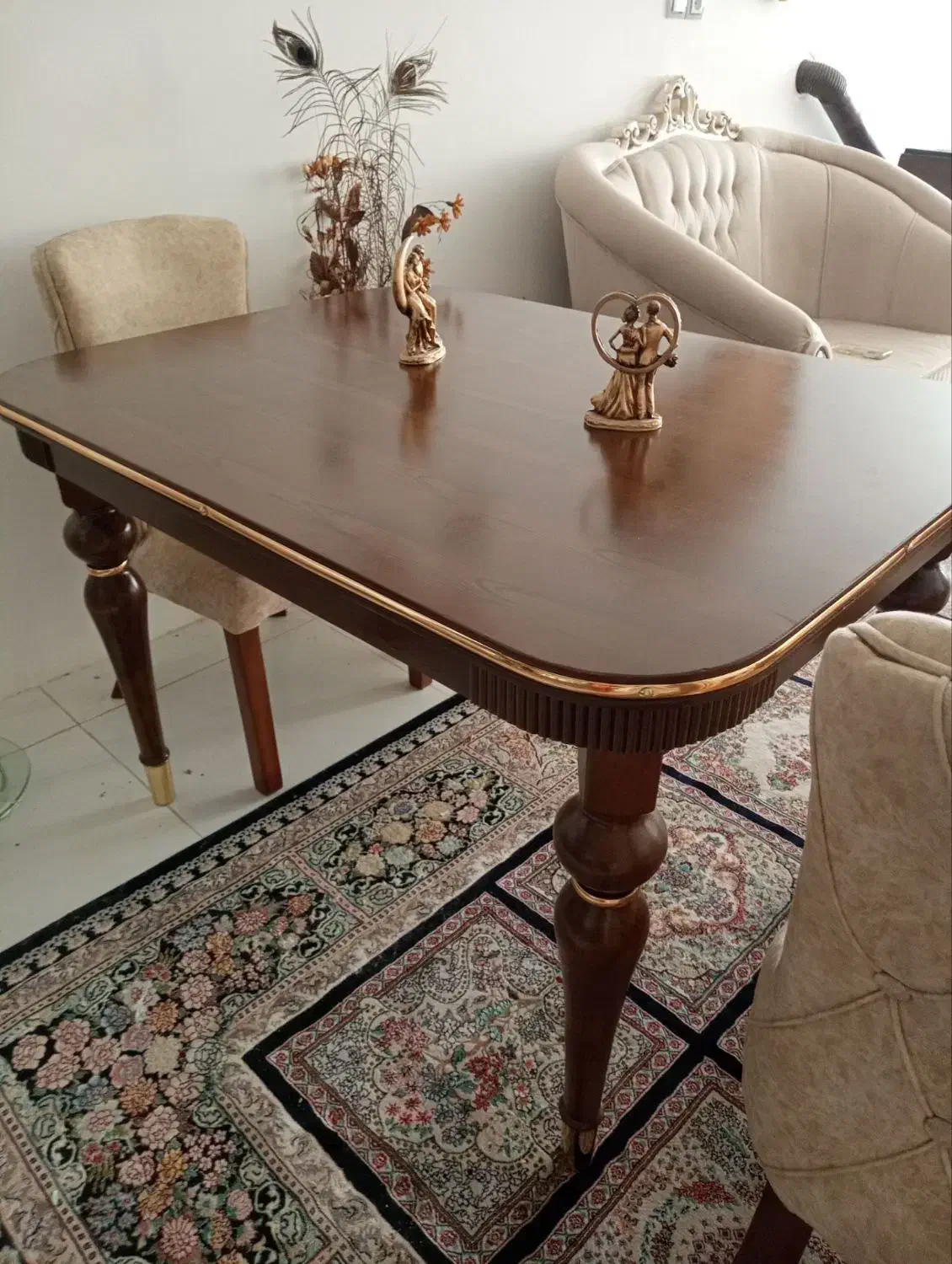 میز نهار خوری ۴نفره نو|میز و صندلی غذاخوری|تربتحیدریه, داروپخش|دیوار