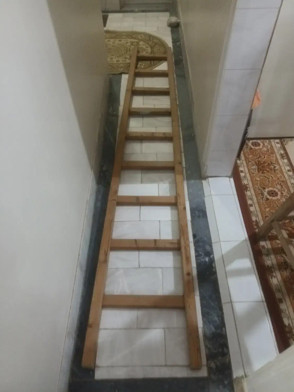 نردبان چوبی نراد 3 متری|ابزارآلات|بهشهر, |دیوار