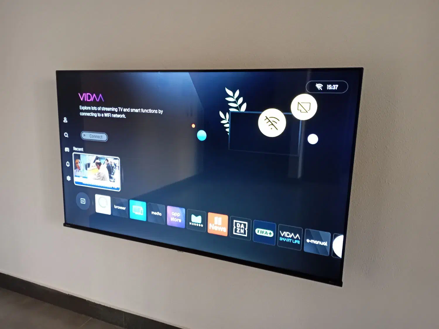 تلویزیون ۵۵ اینچ هایسنس|تلویزیون و پروژکتور|بابلسر, |دیوار