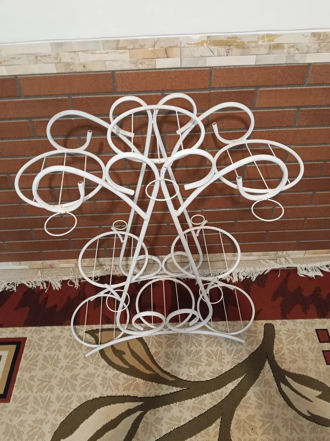 استند گلدان گل|گل و گیاه طبیعی|ماهان, |دیوار