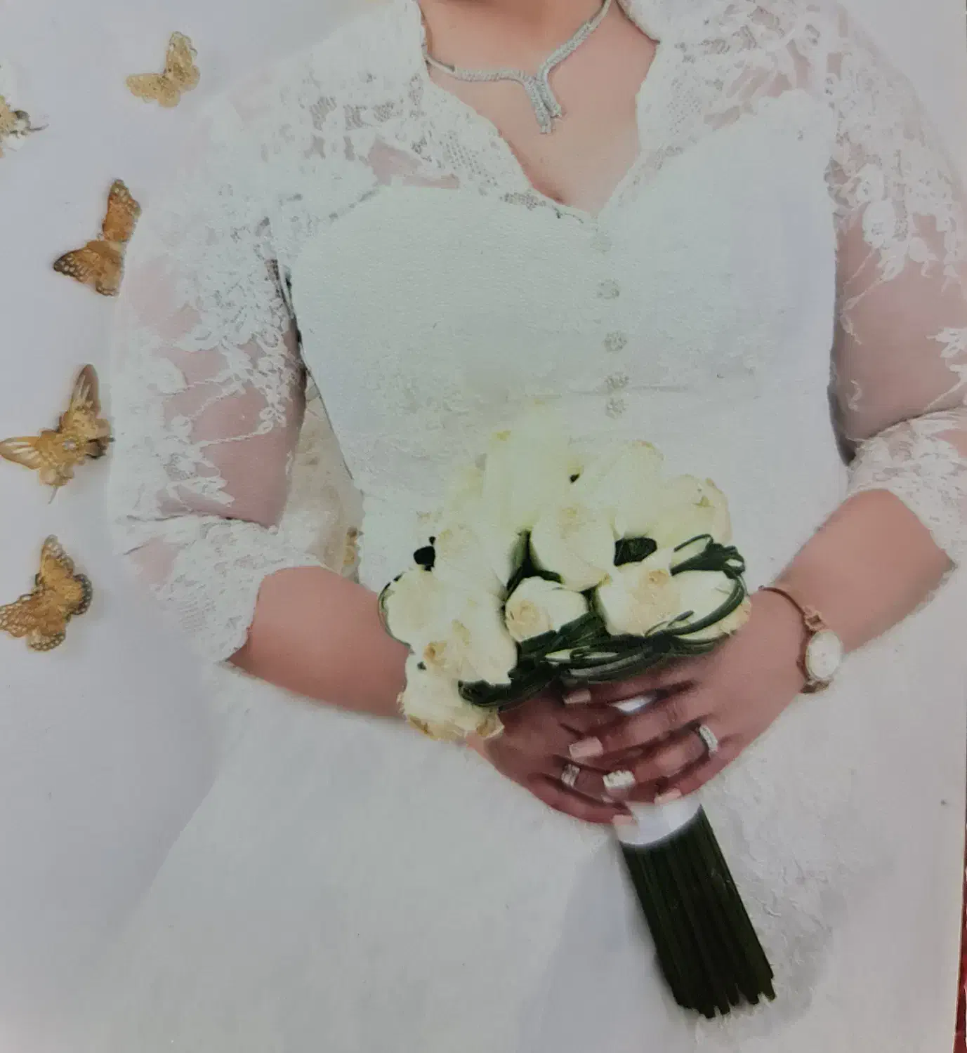 لباس عروس ژورنالی فرانسوی سایز ۴۸ تا ۵۰|لباس|تهران, فرودگاه مهرآباد|دیوار