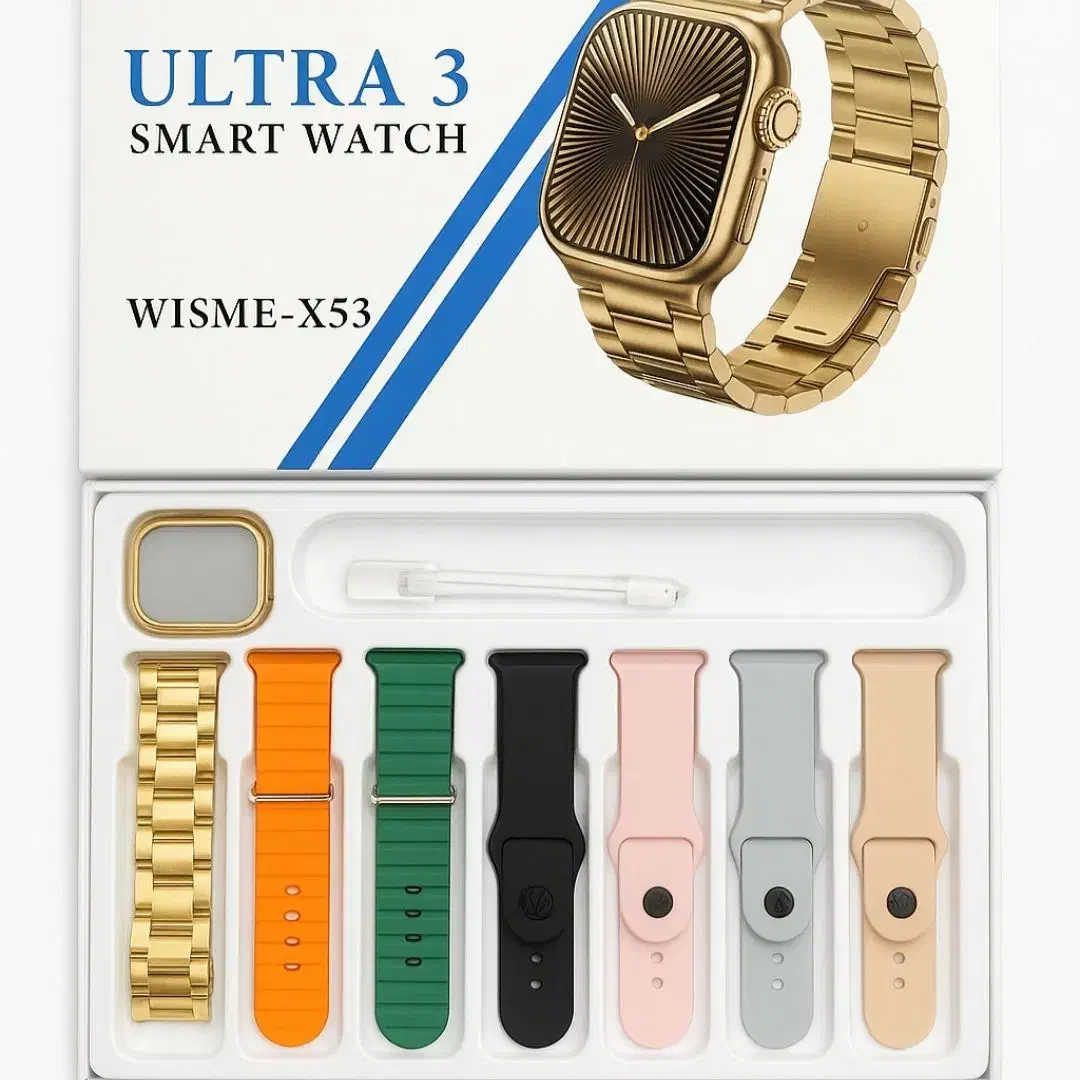 ساعت هوشمند ویسمی مدل WISME-X53 Ultra3 با ۷ بند|ساعت|بوشهر, |دیوار