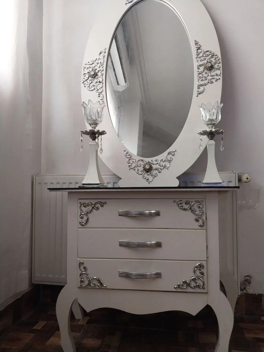 اینه شعمدان با میز|بوفه، ویترین، کنسول|گرگان, |دیوار