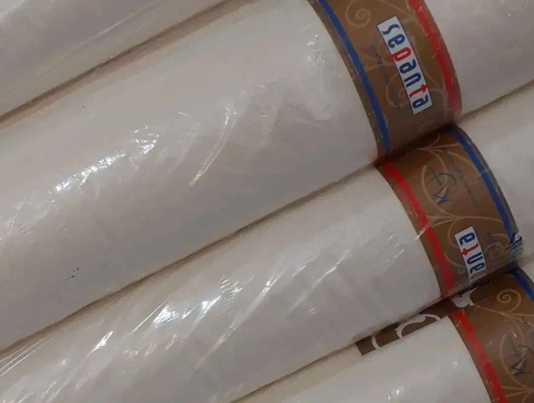 استر پرده ای سفید|پرده، رانر، رومیزی|فومن, |دیوار