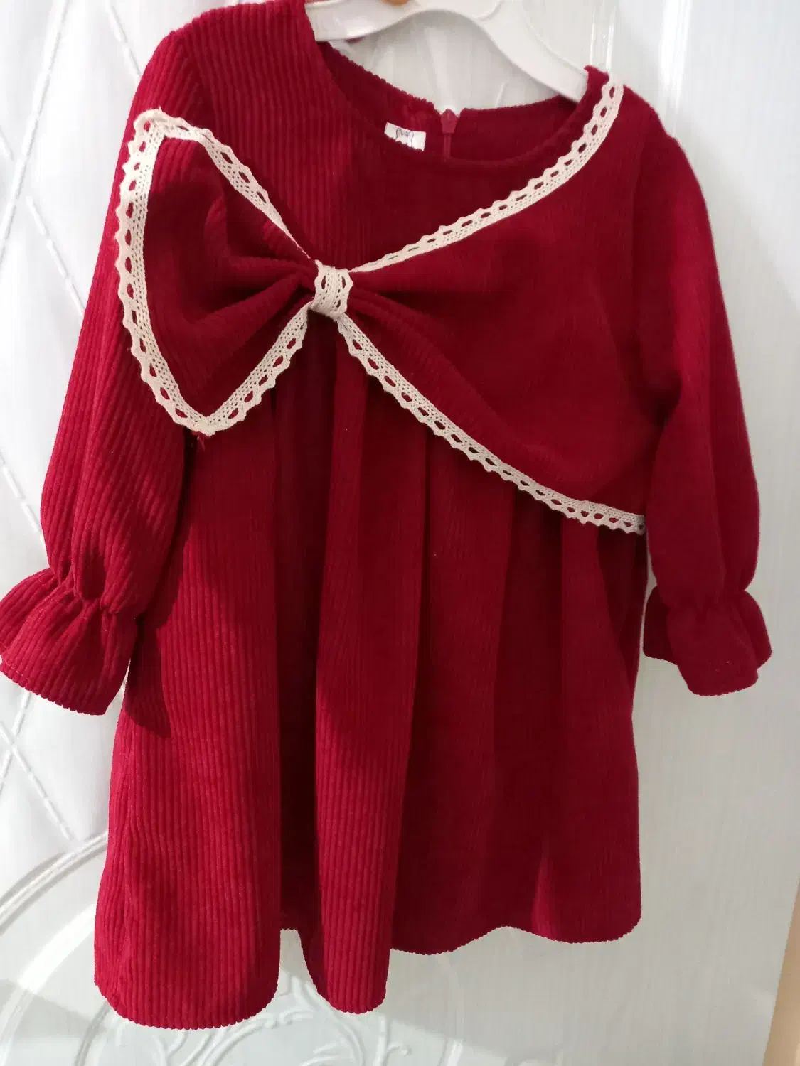 لباس مخمل کبریتی یلدایی دخترانه ۲تا۴ سال|کفش و لباس بچه|بهارستان, |دیوار