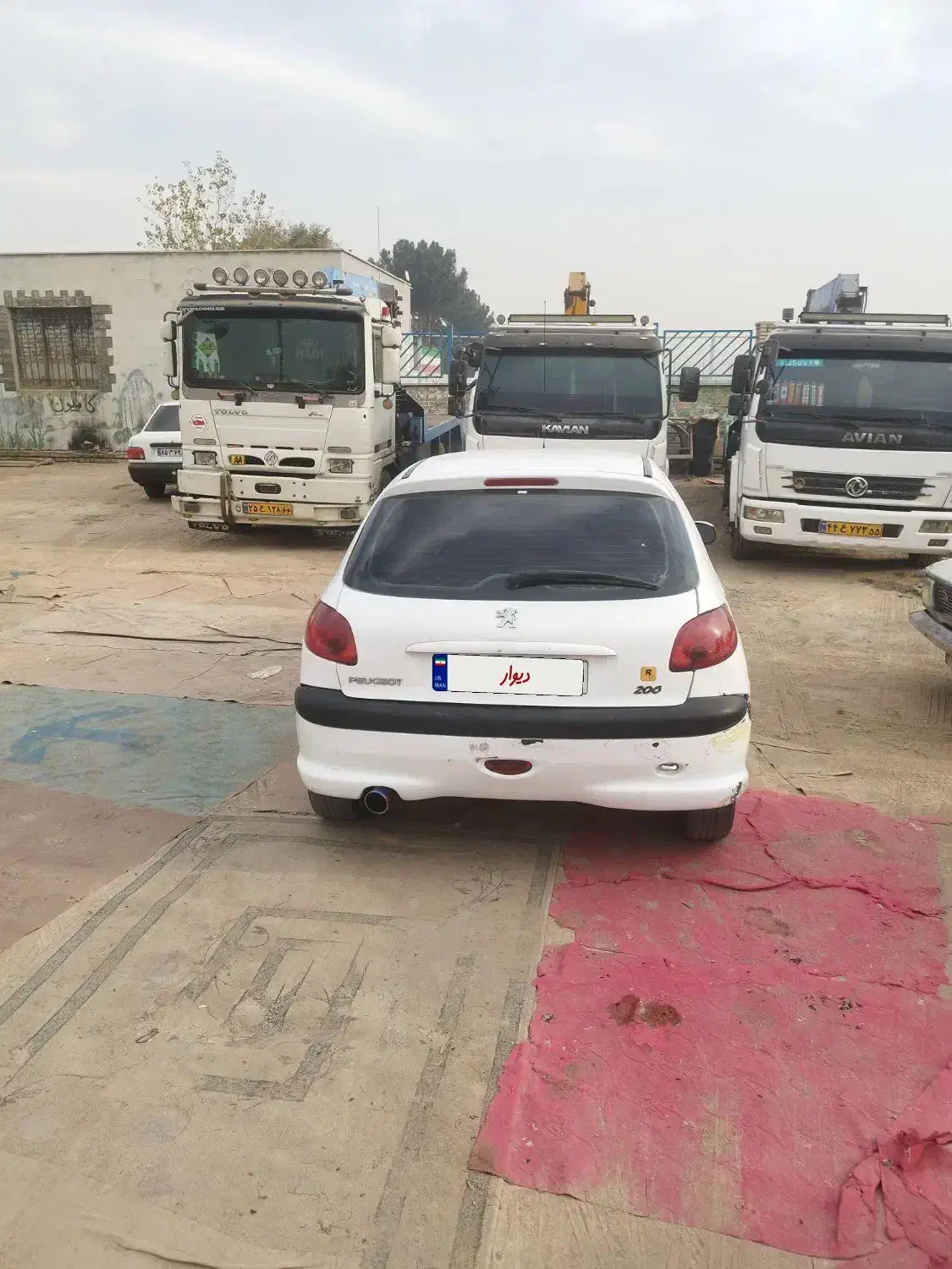 ۲۰۶ سفید|خودرو سواری و وانت|ری, فیروزآباد|دیوار