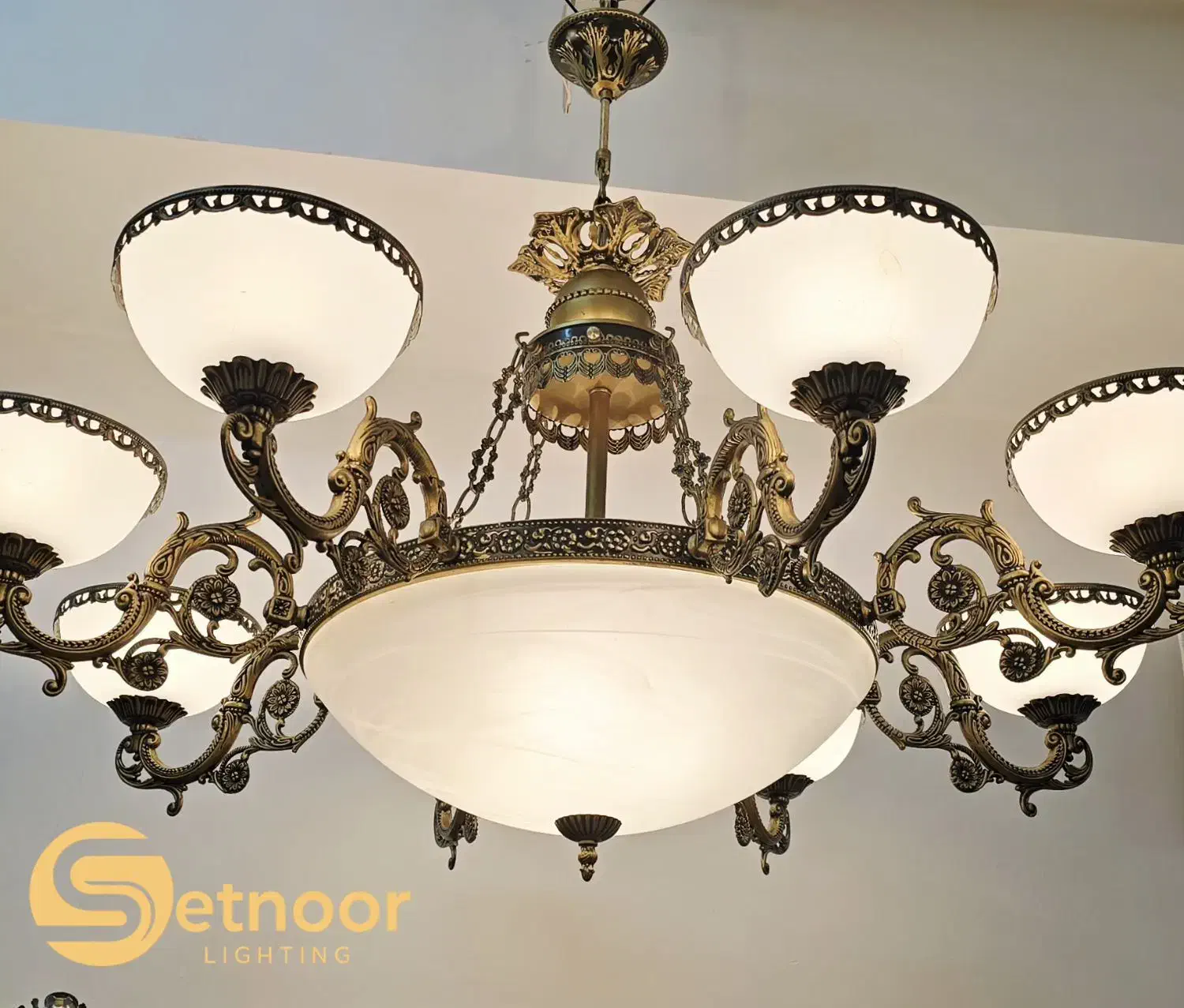 منتخب لوسترهای برنز لوکس ست نور(قیمت تماس حضور)|لوستر و چراغ آویز|تهران, اقدسیه|دیوار