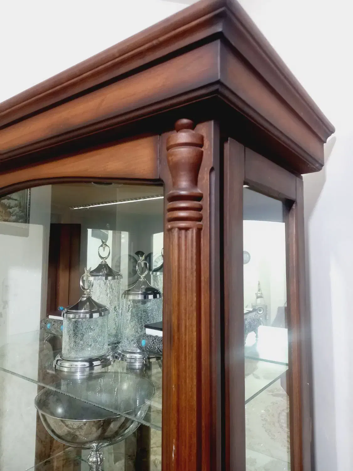 ویترین چوبی|بوفه، ویترین، کنسول|آزادشهر, |دیوار