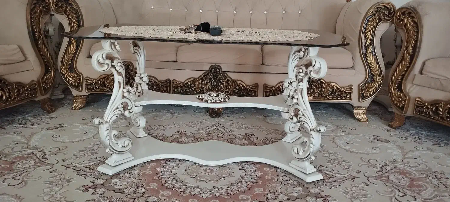 مبل 7نفره|مبلمان خانگی و میز عسلی|گلبهار, شهر جدید گلبهار|دیوار