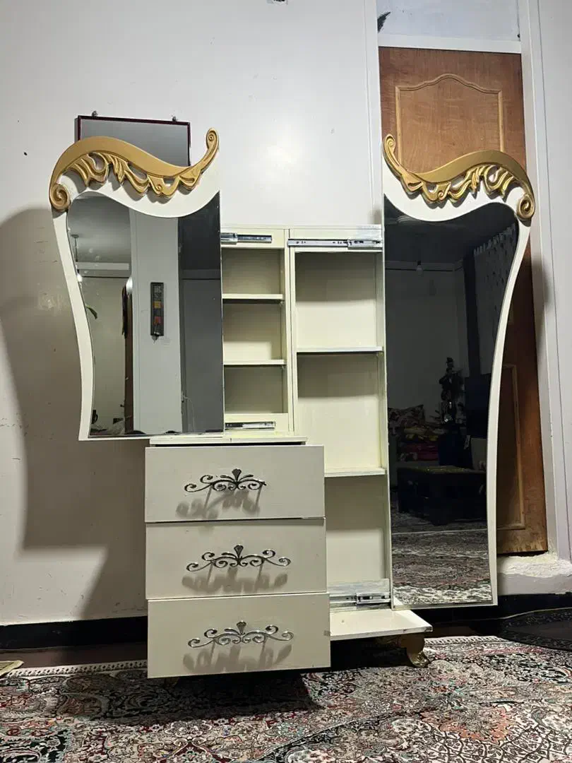 کمد آرایشی|تخت و سرویس خواب|شوشتر, |دیوار