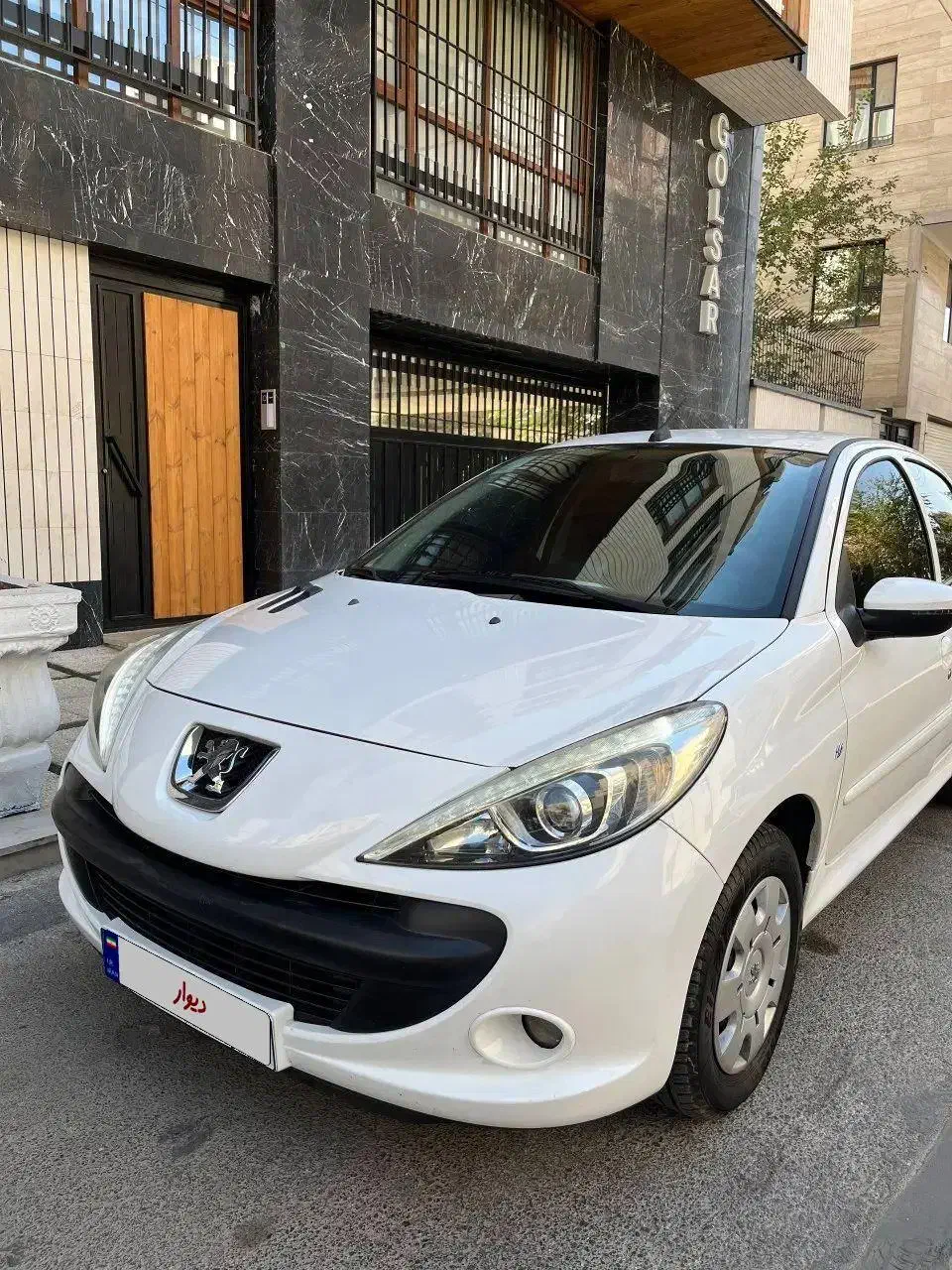 ۲۰۷ سفید ۹۹ بی رنگ سقف فلز فرمان برقی tu5|خودرو سواری و وانت|اراک, |دیوار