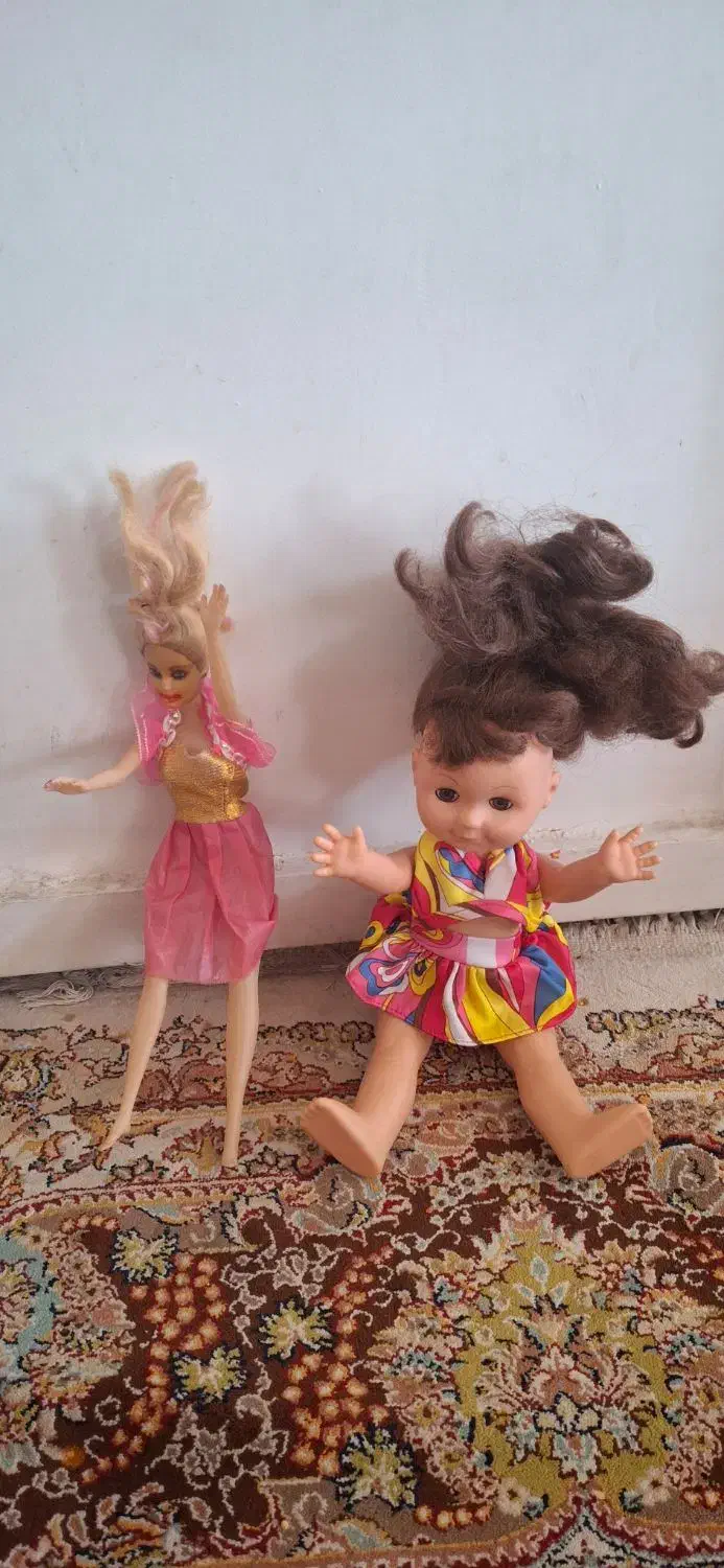 حراج  عروسک های بزرگ ‌و زیبادونه ای۵۰و۶۰|اسباب‌‌بازی|شیراز, زرگری|دیوار