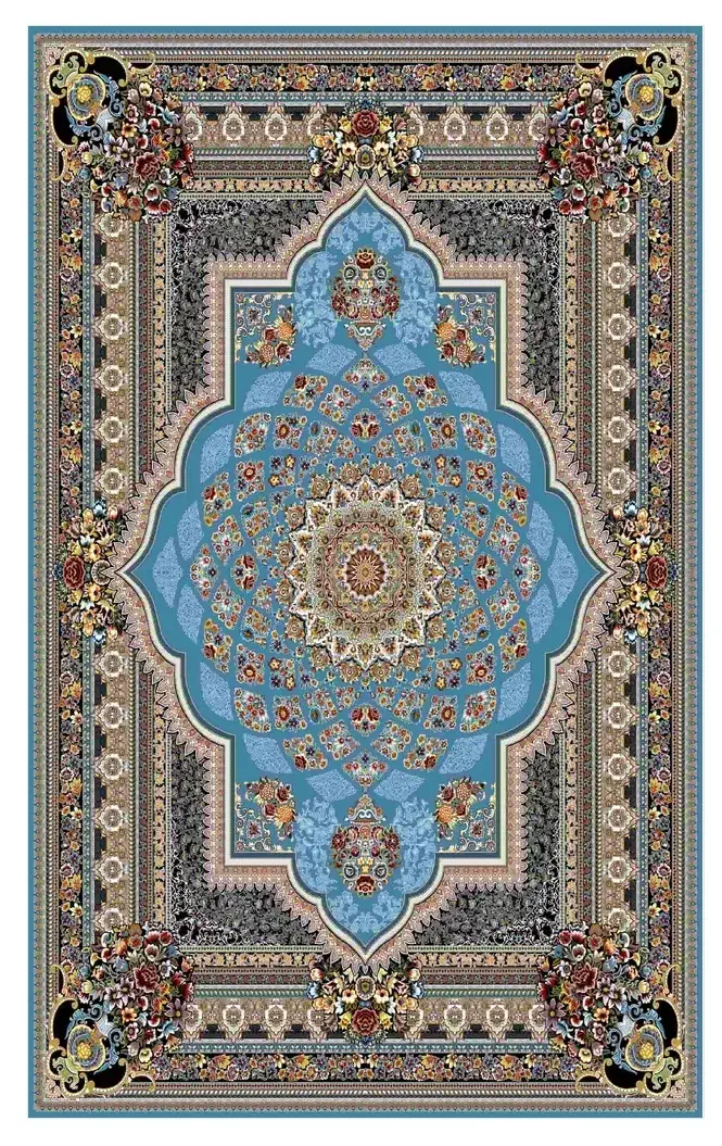 فرش ۶ متری نو آکریلیک اصل کاشان(دو جفت)|فرش|اردبیل, |دیوار
