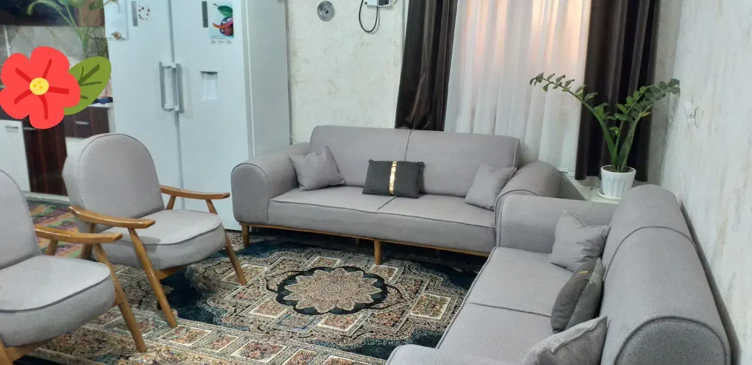 فروش فوری مبل ۸نفره کاملا نو قیمت ۳۲میلیون|مبلمان خانگی و میز عسلی|امیدیه, |دیوار