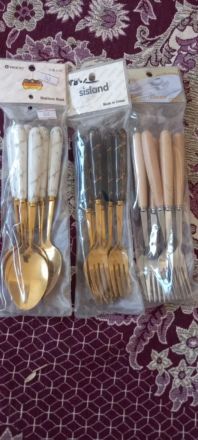 سرویس قاشق وچنگال سرامیکی|ظروف سرو و پذیرایی|تهران, مهرآباد جنوبی|دیوار