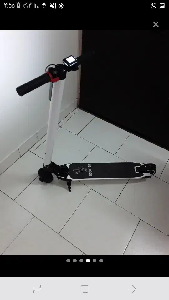 اسکوتر برقی نو با کارتن و شارژر محکم و قوی|دوچرخه، اسکیت، اسکوتر|تهران, سلیمانی|دیوار