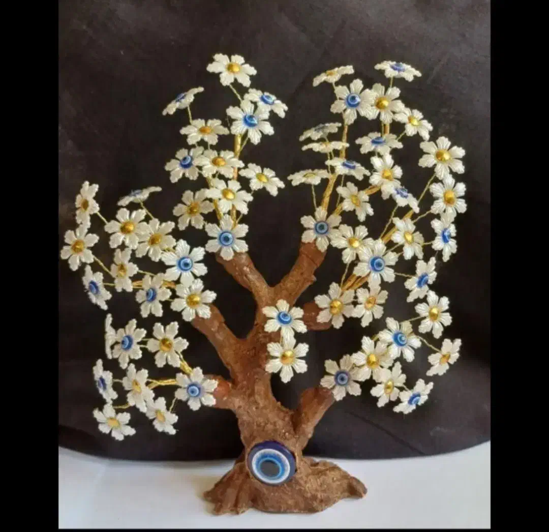 درختچه چشمنظر|گل مصنوعی|قم, در بهشت|دیوار