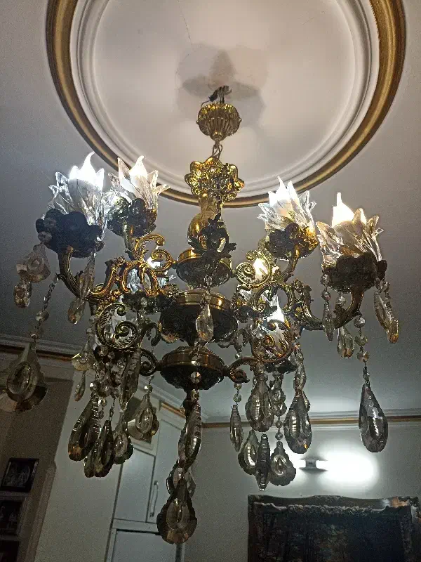 لوستر|لوستر و چراغ آویز|باغستان, |دیوار