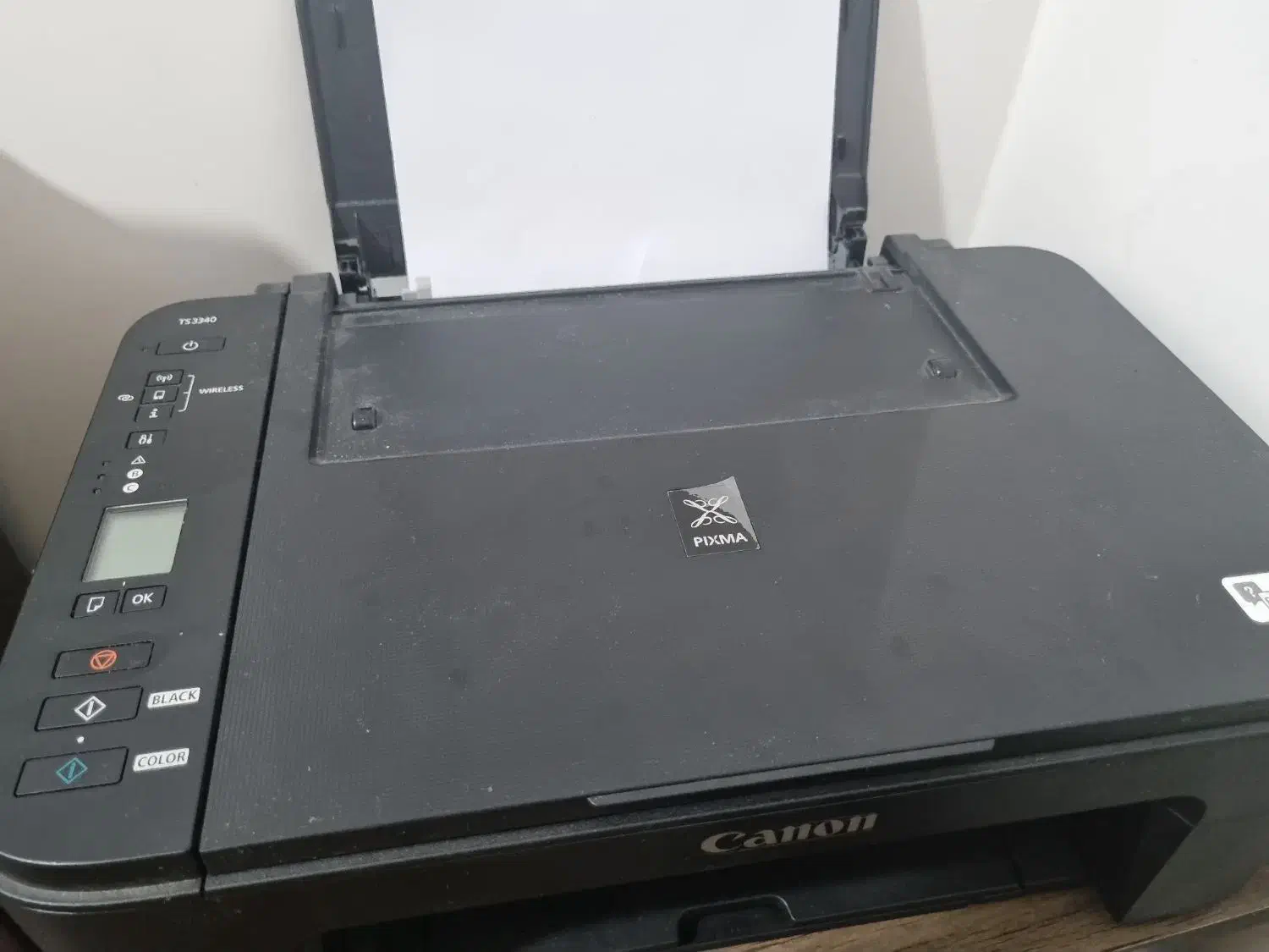 پرینتر Canon PIXMA TS3340 تمیز و سالم  فروش فوری|پرینتر، اسکنر، کپی، فکس|لامرد, |دیوار