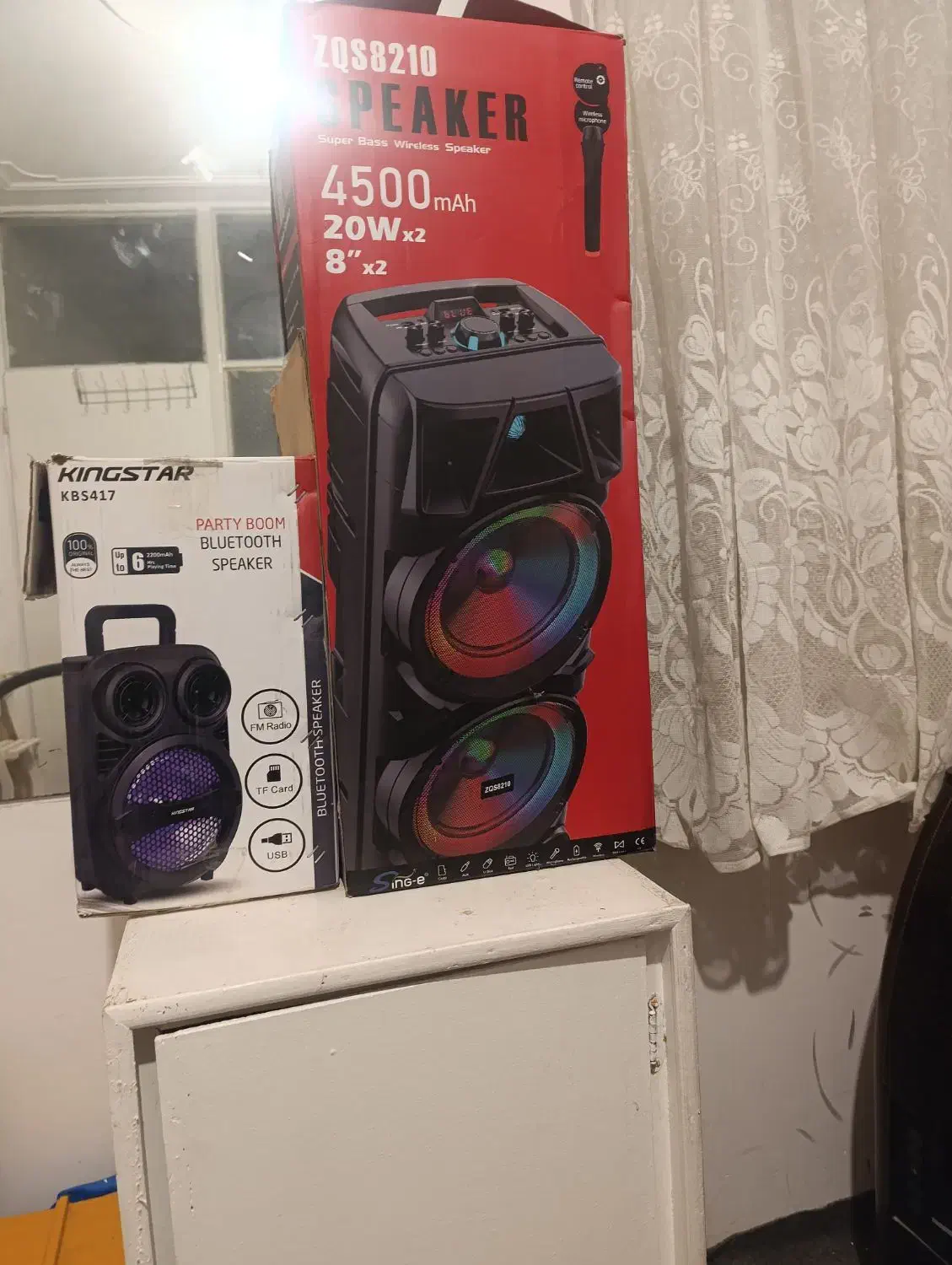 دو عدد اسپیکر نو|پخش‌کننده همراه|اراک, |دیوار