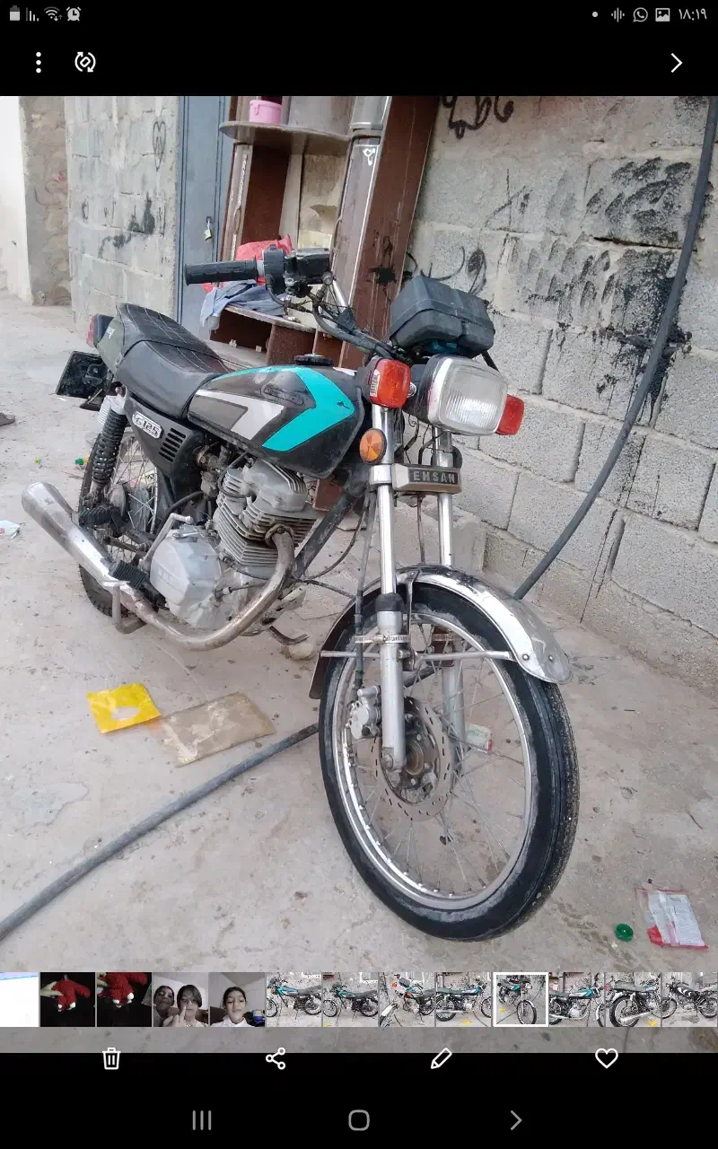 موتور احسان ۲۰۰مدل۹۵|موتورسیکلت|بستک, |دیوار