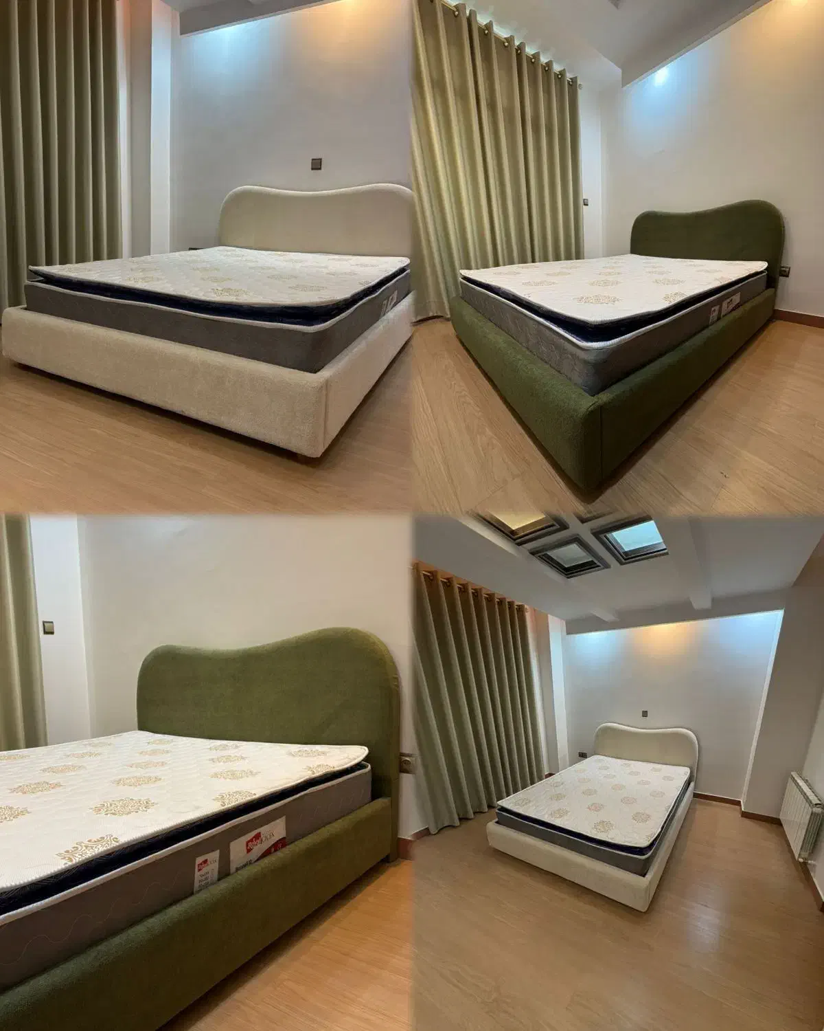 تخت و سرویس خواب دونفره و تکنفره شرکتی اورجینال|تخت و سرویس خواب|پرند, فاز ۳|دیوار