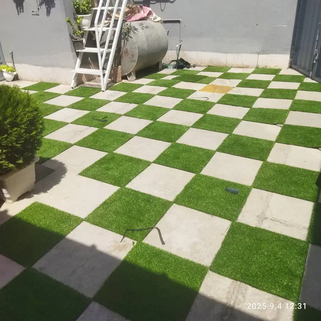 چمن تایل چوبی گرین وال|گل مصنوعی|کرمان, |دیوار