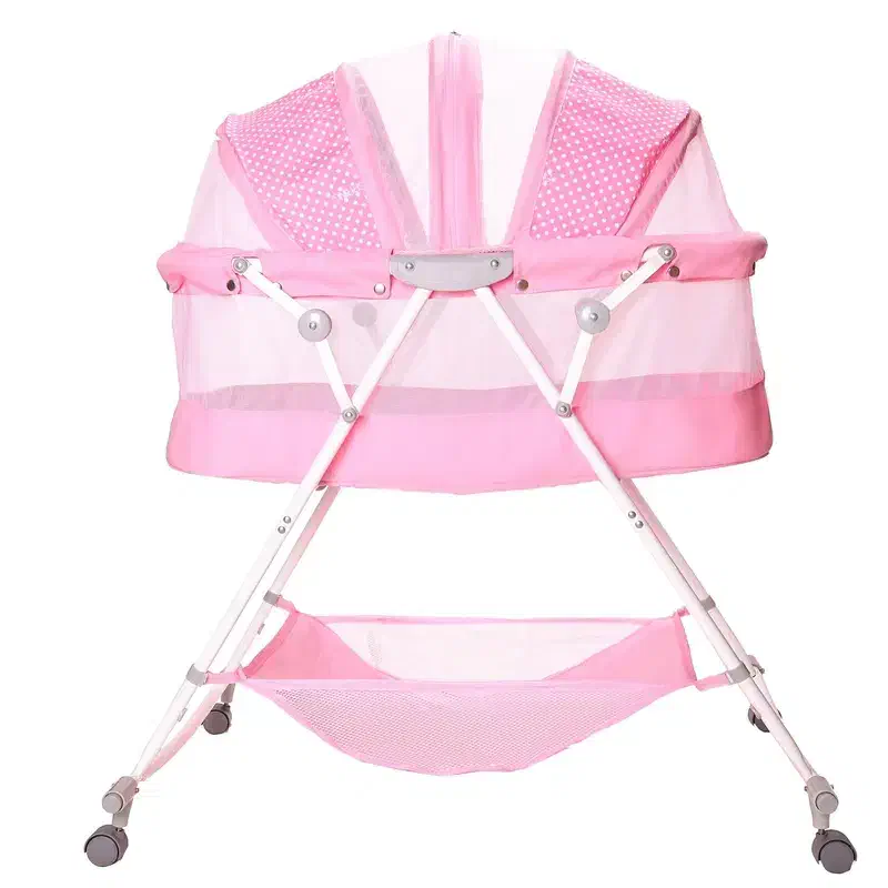 گهواره تخت کنار مادر صورتی|تخت و صندلی بچه|رشت, توشیبا|دیوار