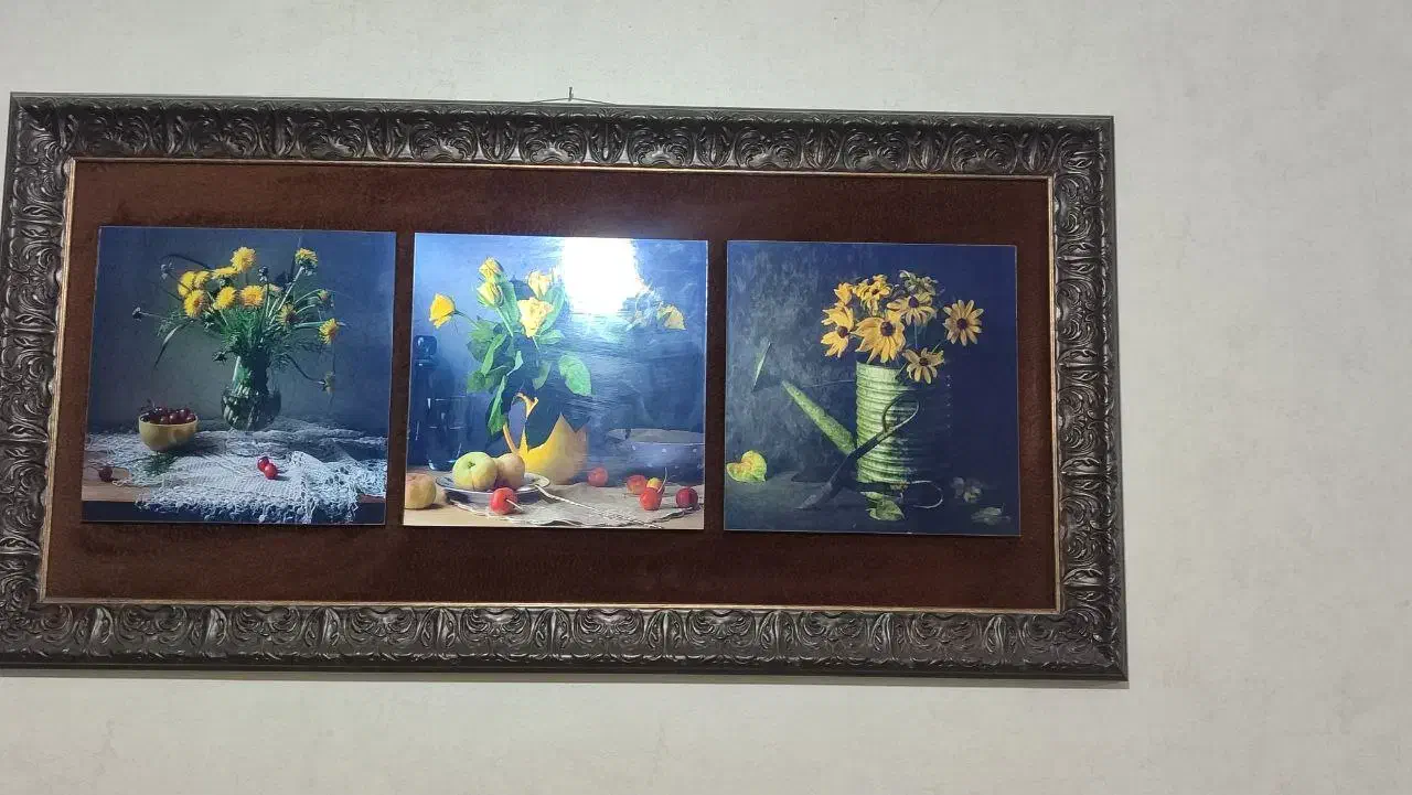 دوعدد تابلو|تابلو، نقاشی، عکس|مشهد, تربیت (صدف)|دیوار