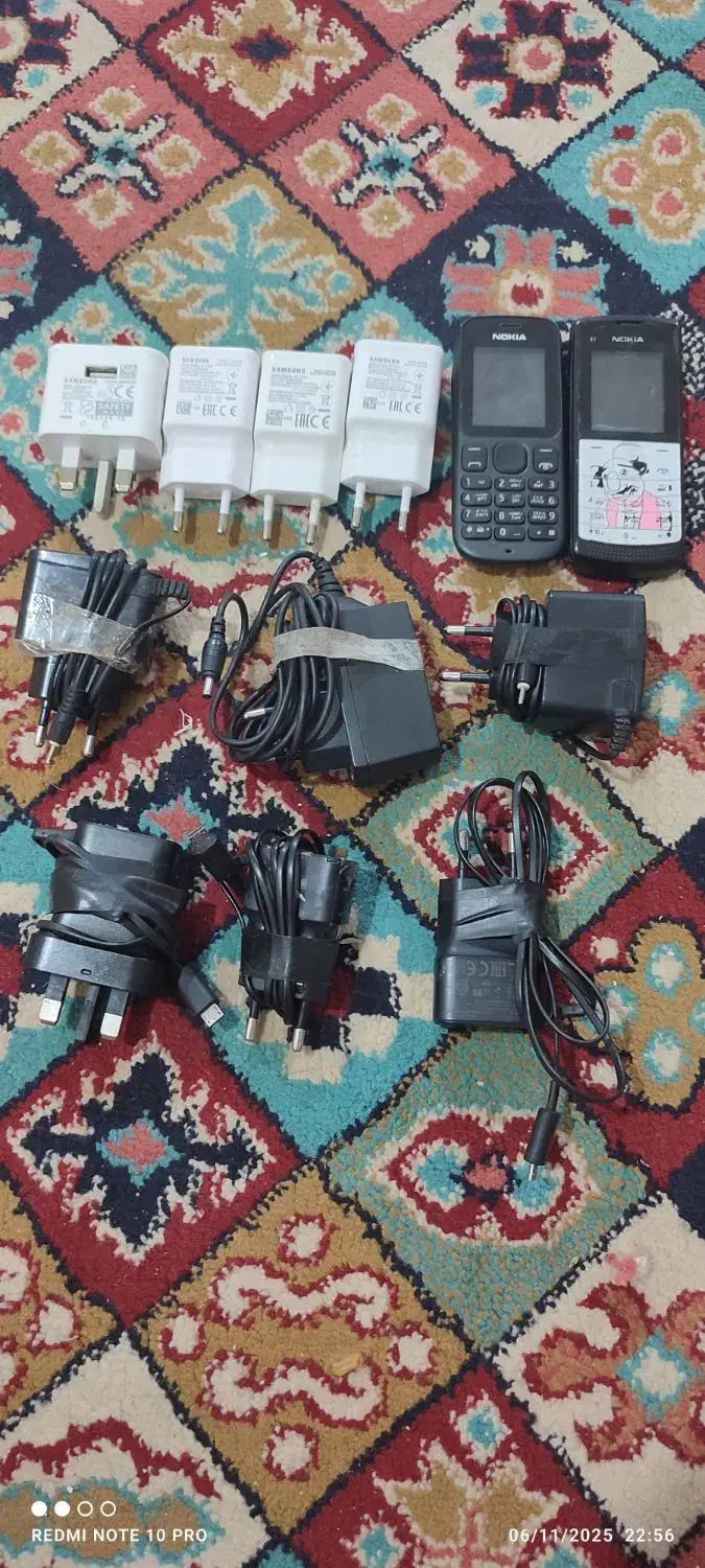 گوشی ساده و شارژر و کابل اصلی|موبایل|نورآباد, |دیوار