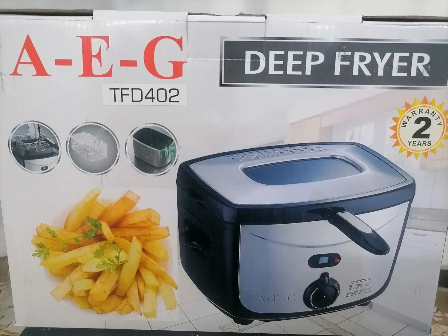 مینی سرخ کن مارکAEG|اجاق گاز و لوازم برقی پخت‌وپز|قم, بنیاد|دیوار