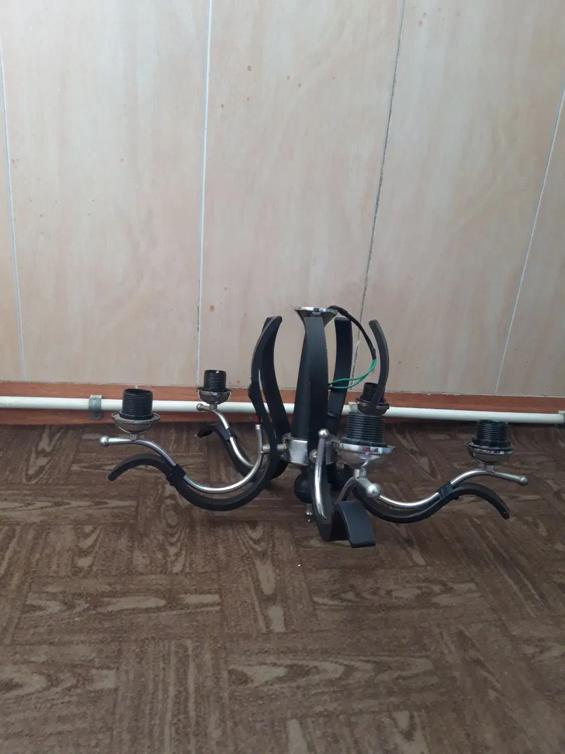 لوستر پنج شاخه سالم و شیک|لوستر و چراغ آویز|کرمانشاه, |دیوار