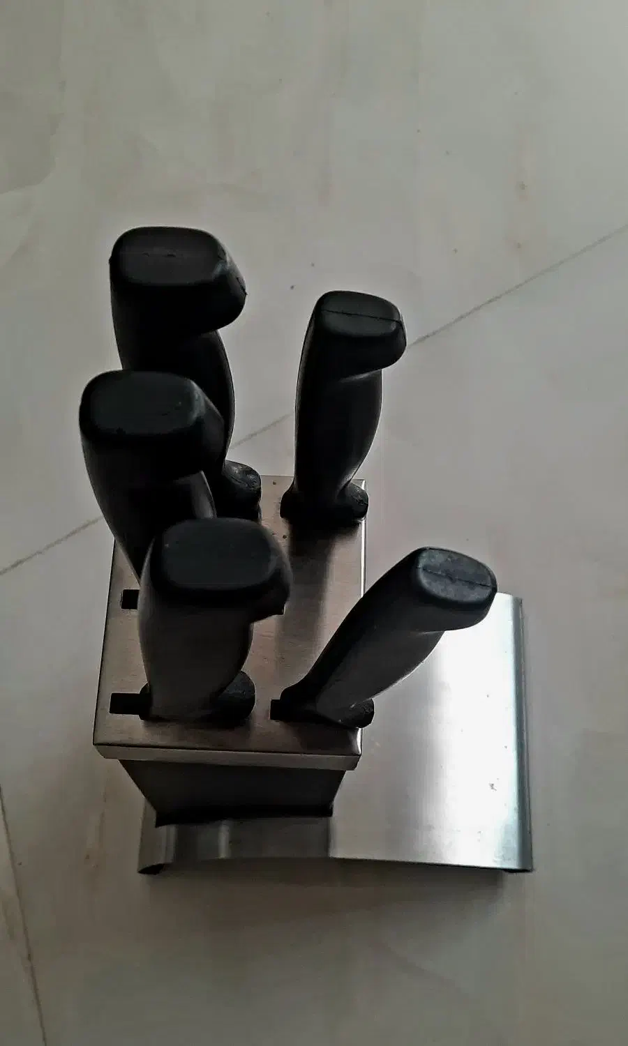 ست چاقو لیزری ۵ تایی با استند|ظروف پختوپز|اصفهان, شاه پسند|دیوار