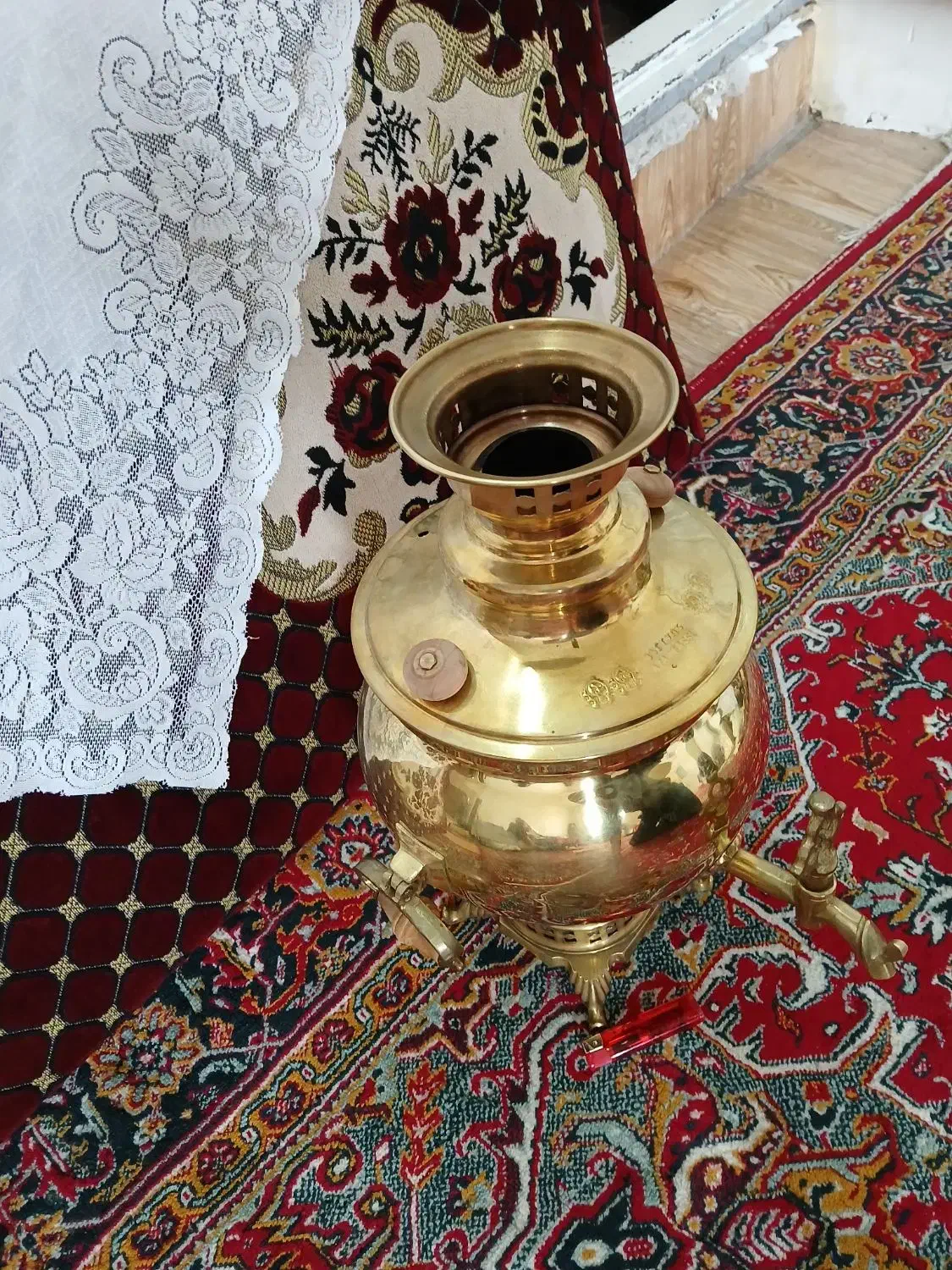 سماور زغالی|قوری، کتری، قهوه‌ساز دستی|مراغه, |دیوار