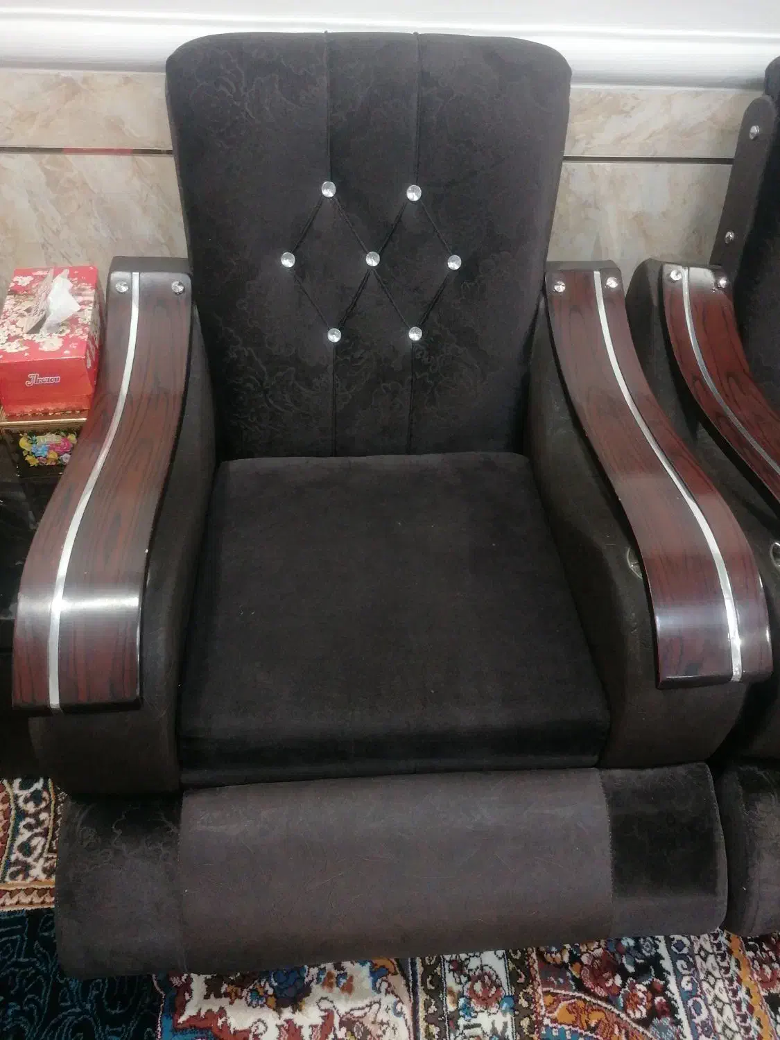 مبل 7 نفره مارک راش سالم و مرتب|مبلمان خانگی و میز عسلی|کوهمره, |دیوار