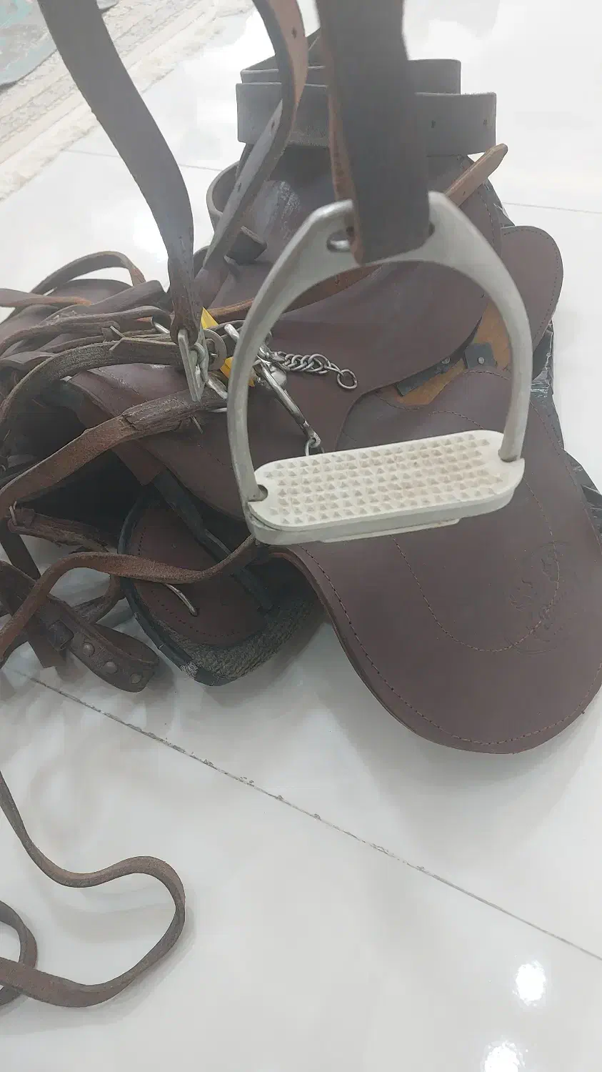 زین اسب با کلیه لوازم|اسب و تجهیزات اسب‌سواری|سیرجان, |دیوار