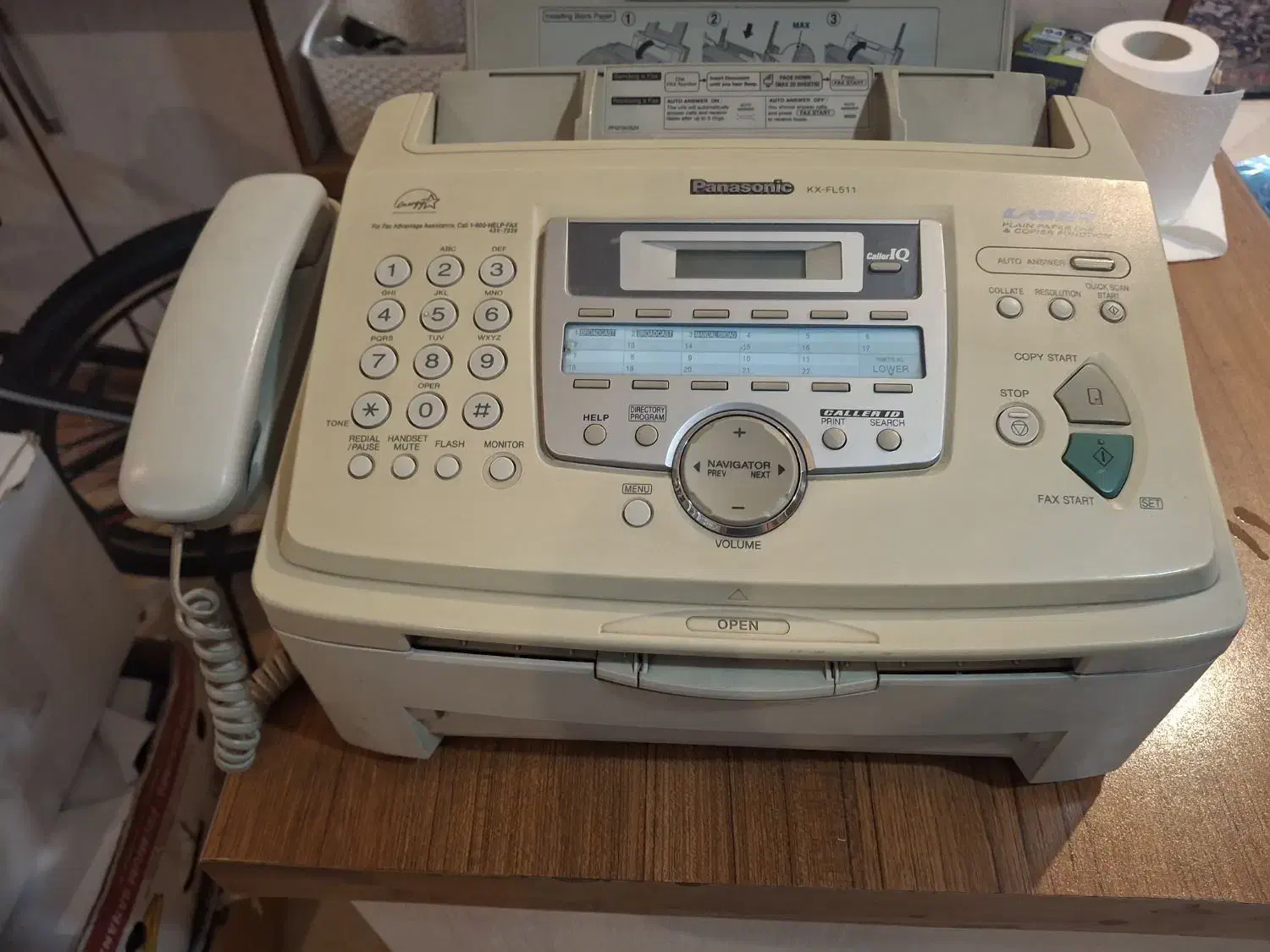 فروش دستگاه فکس پاناسونیک سالم|تلفن رومیزی|تهران, هروی|دیوار