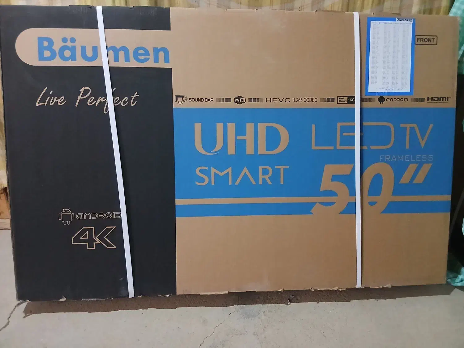 ال ای دی 50 اینچ آکبند هوشمند 4k بویمن|تلویزیون و پروژکتور|بوئین و میاندشت, |دیوار