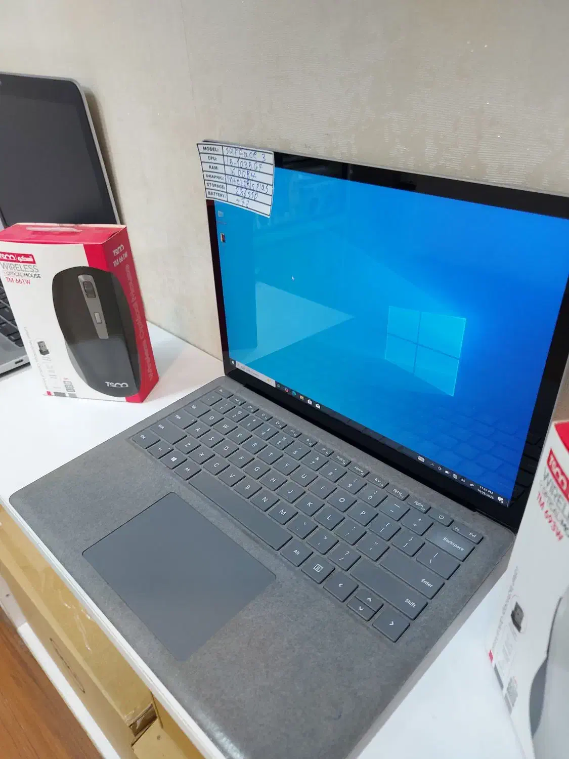 لپتاپsurfaceرم16ddr4هاردssd  کاملانوباکارتنi5نسل10|رایانه همراه|تهران, پونک|دیوار