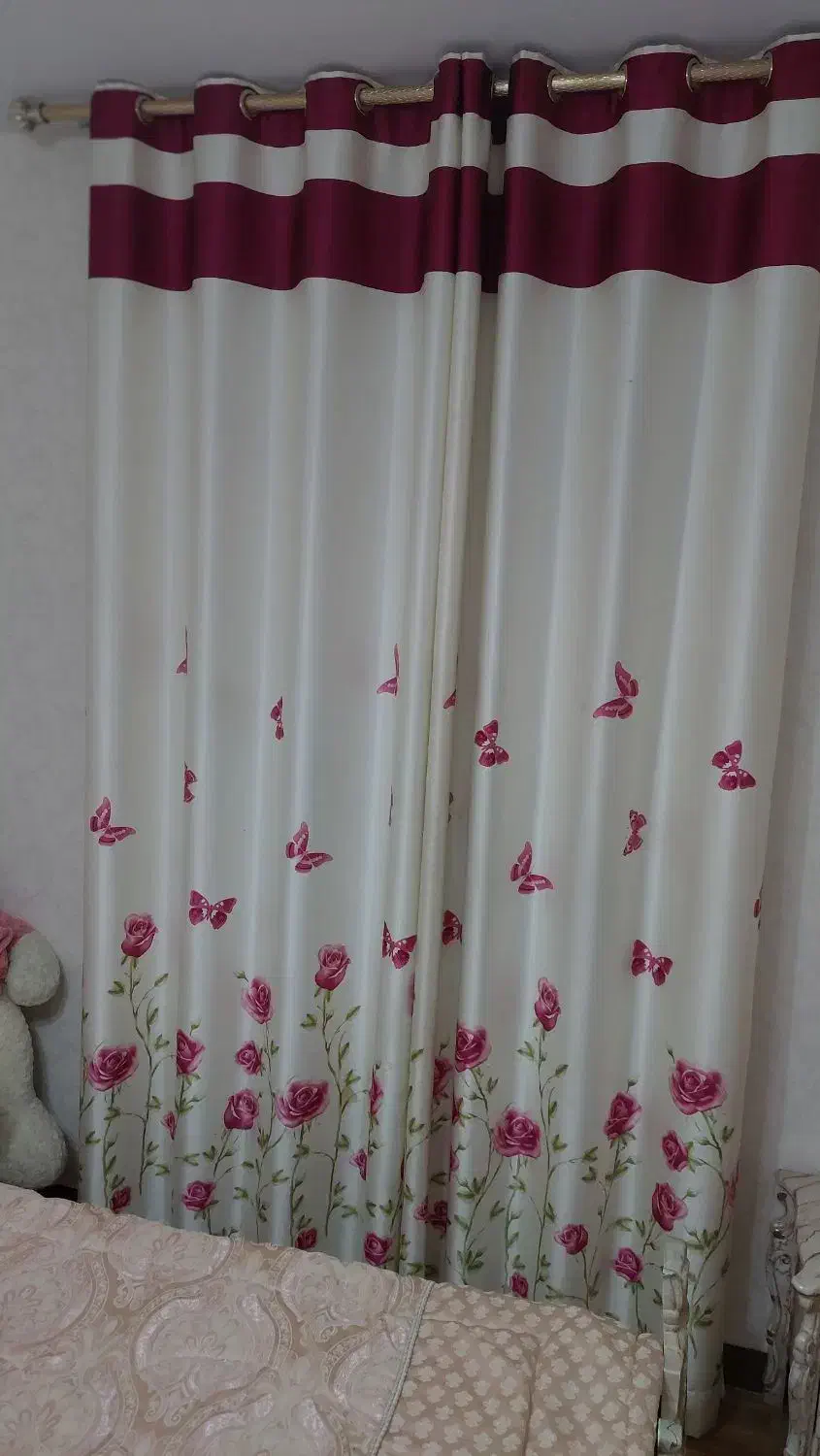 پرده پذیرایی و اتاق خواب و تراس|پرده، رانر، رومیزی|پرند, فاز ۶|دیوار