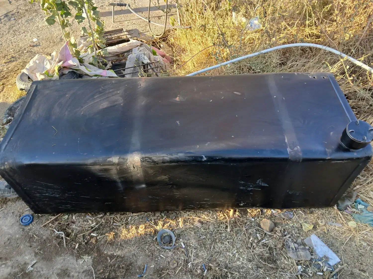 فروش باک گازوییل500لیتری به همراه پایه ودیاق|قطعات یدکی و لوازم جانبی|لالجین, |دیوار